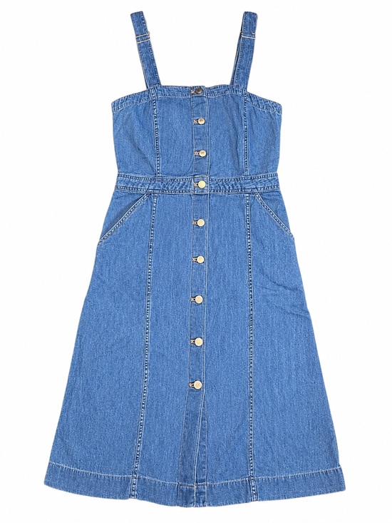 Levi's Dresses & Skirts - Levi’s Premium Cherie Denim Button Front Midi Dress Small